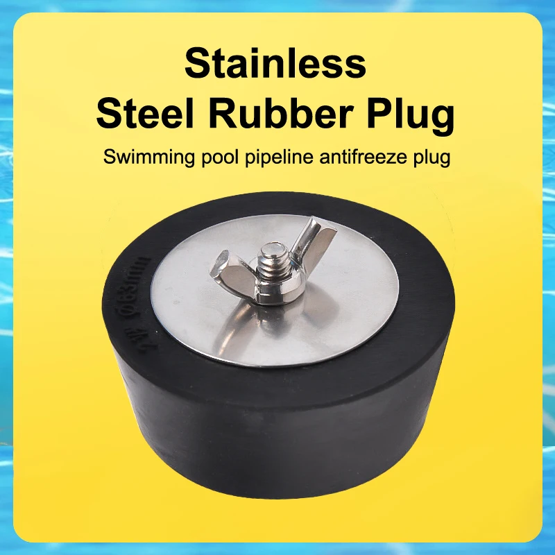 Swimming Pool Winter Expansion Plugs With SS Screw Pool Winterizing Plug Premium 1