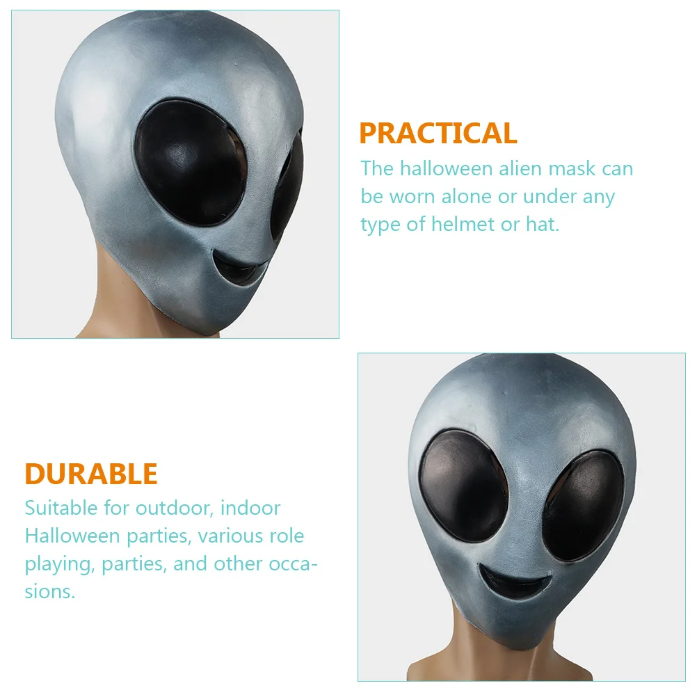 UFO Alien Skull Cosplay Horror Masks Halloween Masquerade Dress Up Party Costume Props Fancy Costume Headwear