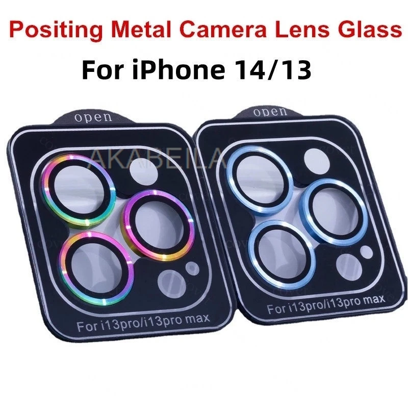 

Metal Ring Camera Lens Protector For iPhone 17 11 16 15 Pro Max 13 14 Plus 12 Mini Air 16promax 17promax Lens Camera Glass Film