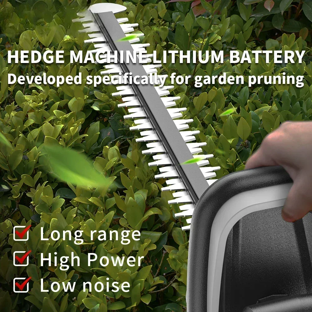 Hedge Trimmer Power Tool Machine Brushless Motor Lithium Electric Grass Cutter