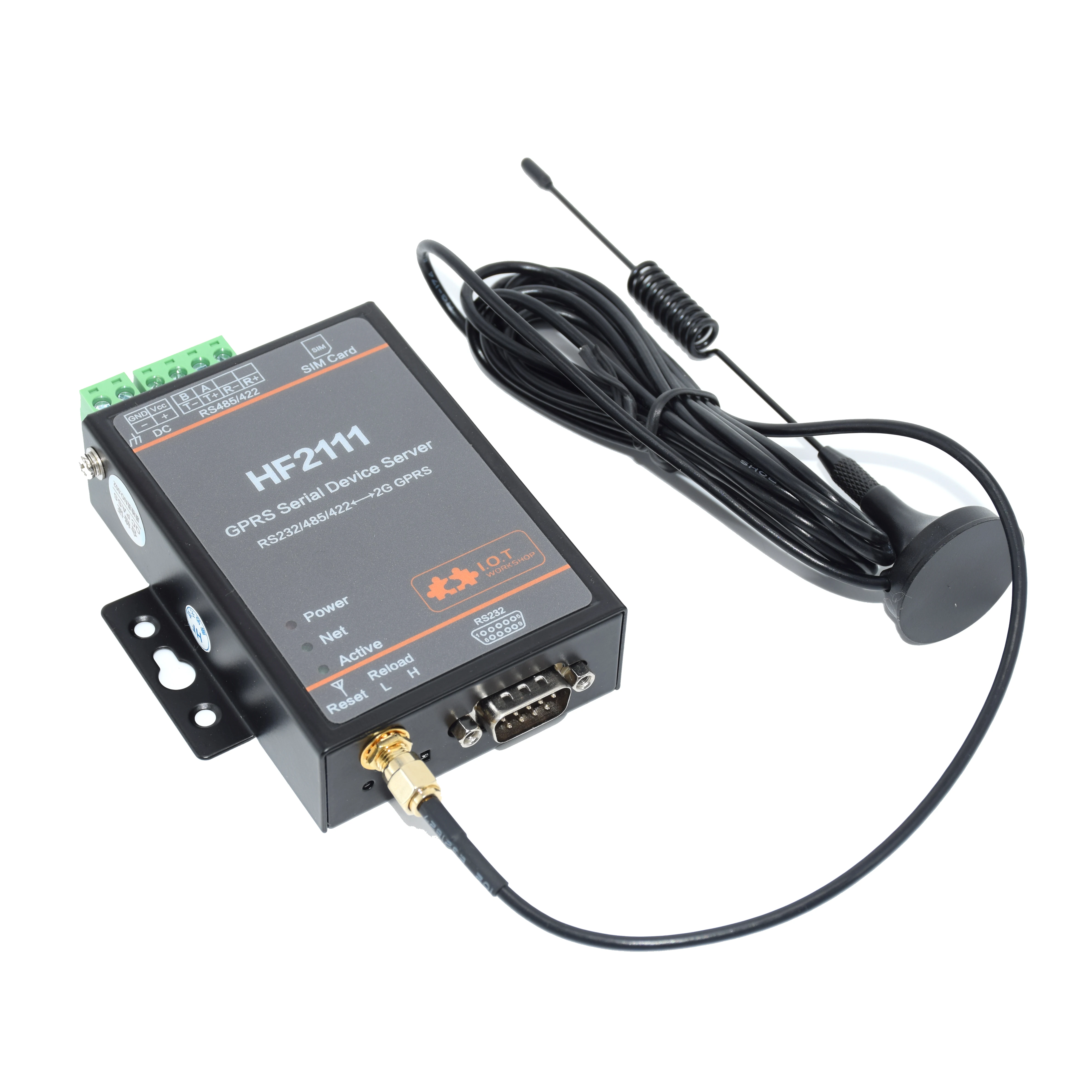 

Последовательный порт RS232 RS485 RS422 до 2G GPRS Φ сервер HF2111 с поддержкой Modbus