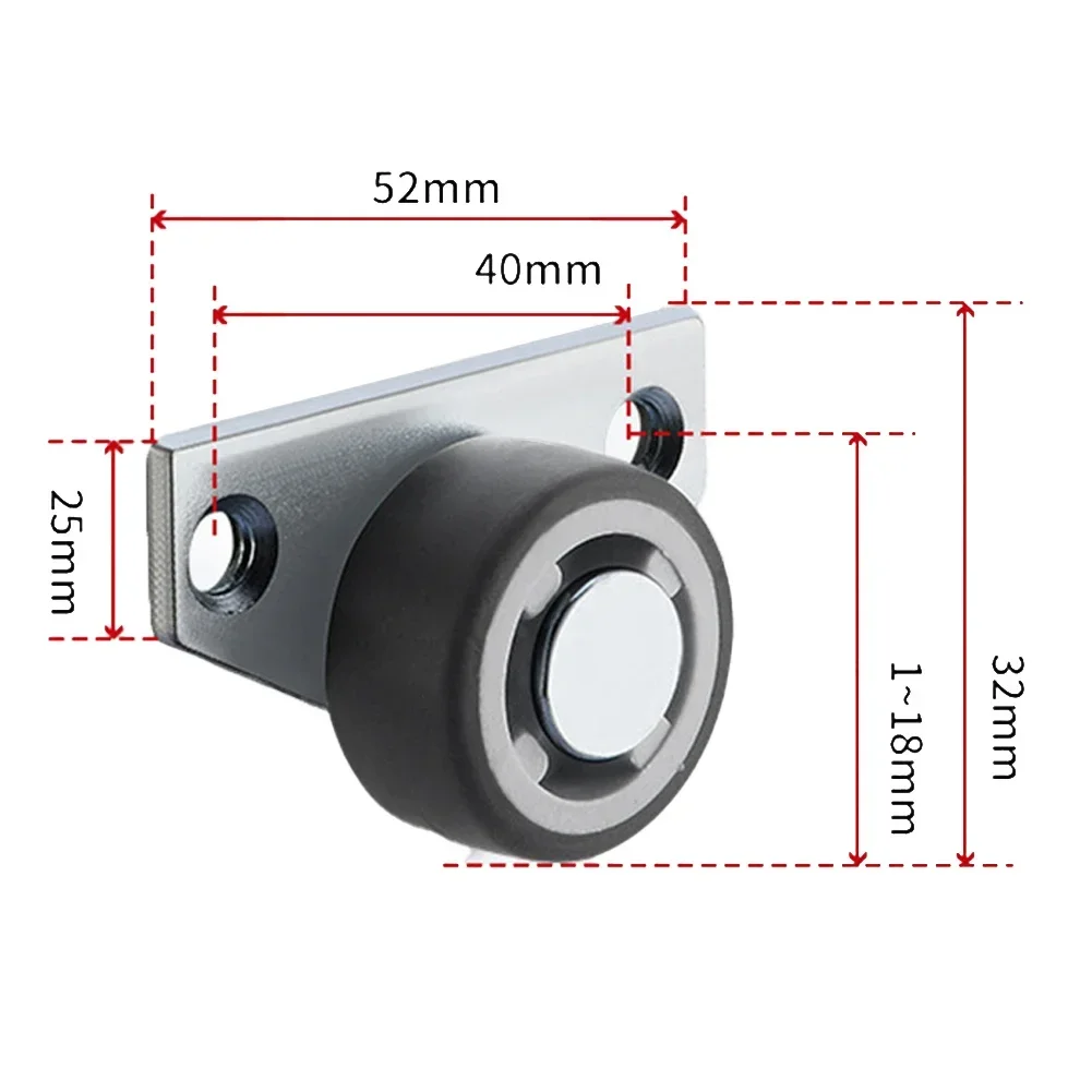 1 Stück glatt bewegliche Richtungs rollen 0.8/1.6/1,25 Zoll lange Halterung Richtungs räder Möbel Hardware Zubehör