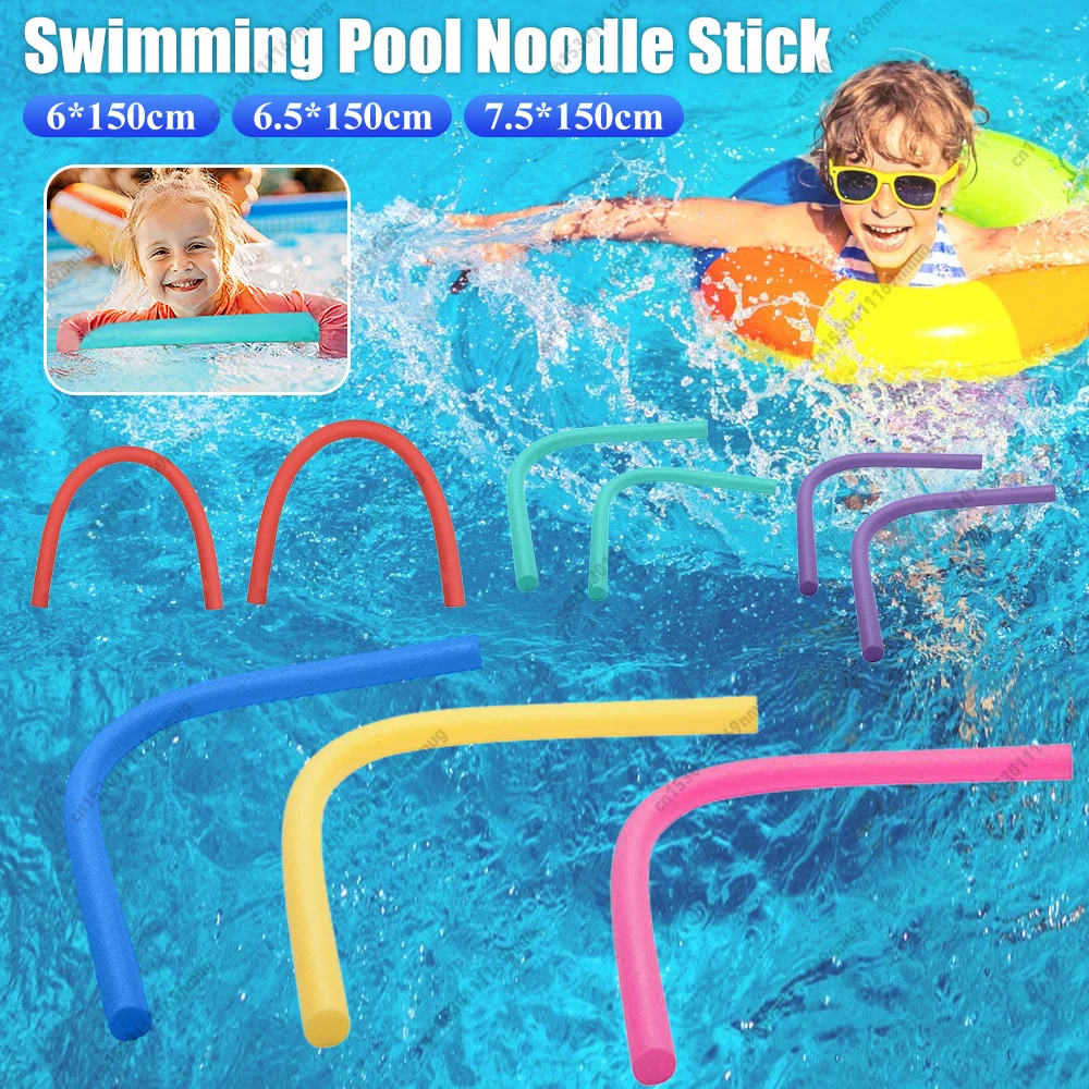 Wasser schwimmende, flexible Schaumnudeln für Kinder, Schaumstoff-Pool-Schwimmnudeln mit geringer Dichte, aufblasbar, für Kinder ab 3 Jahren und Erwachsene