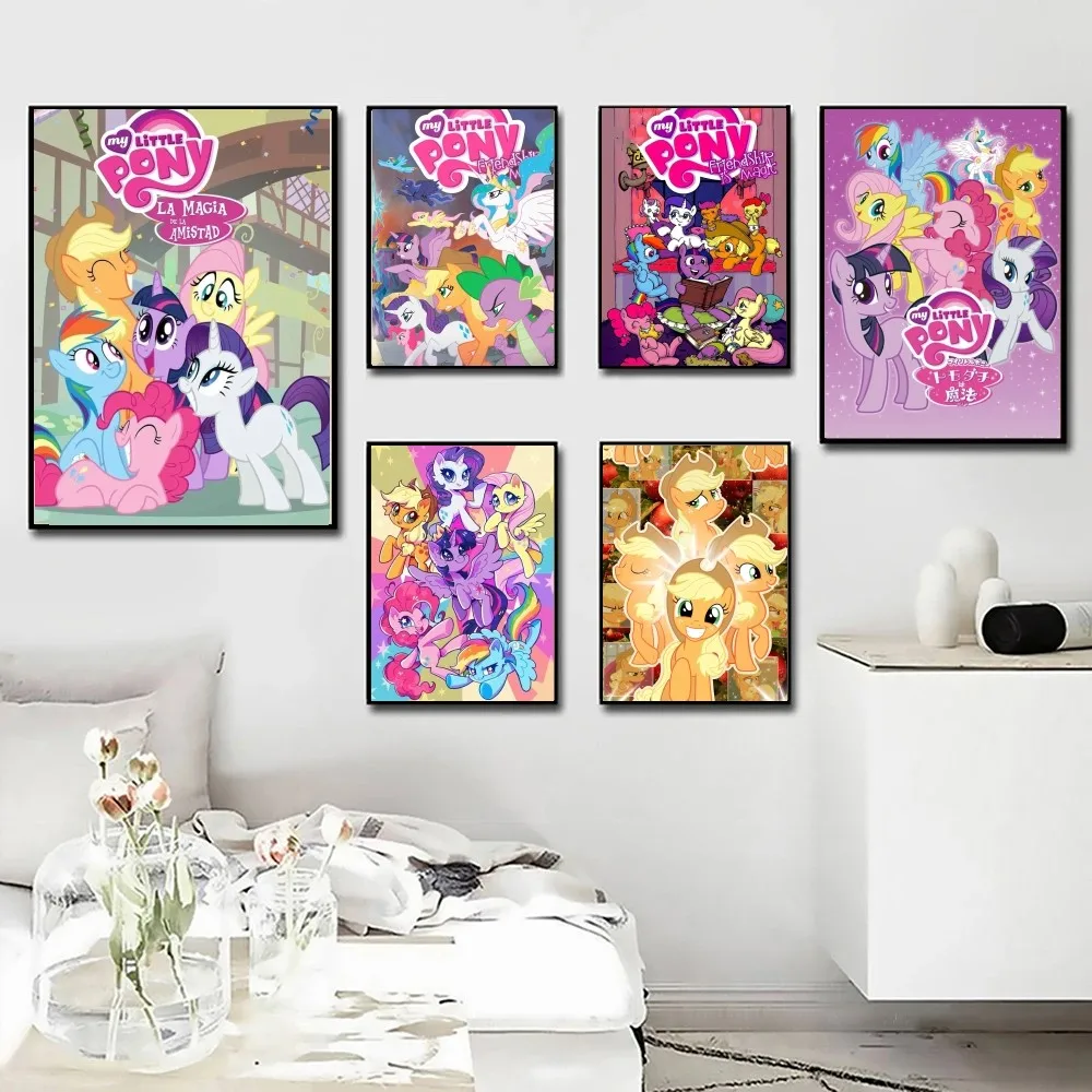 1pc My Little Pony Poster Poster Art Print Bar Living Room Furniture Decor