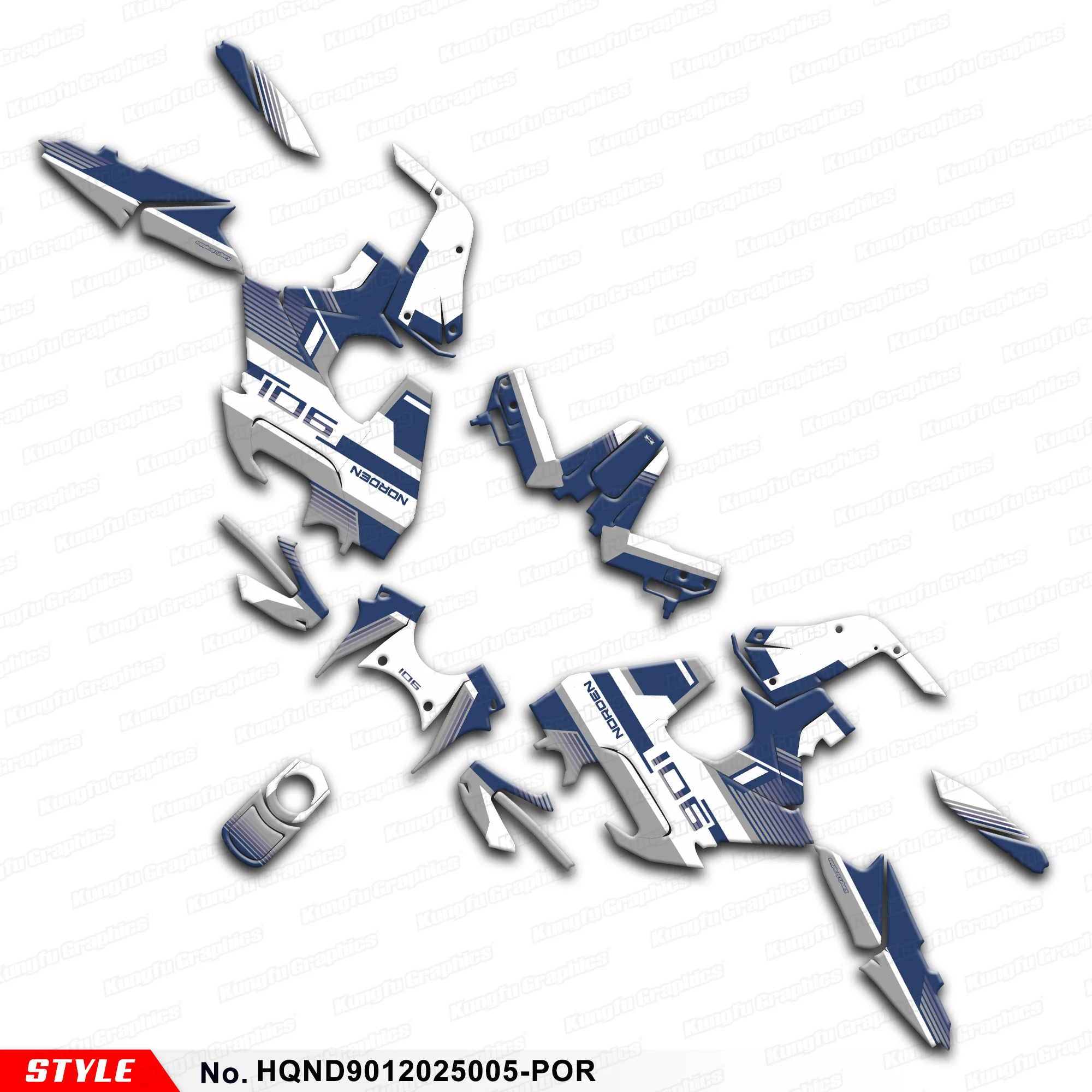 

Наклейка с графическим листом JY RACING для HUSQVARNA NORDEN 901 NORDEN 901 2020 2021 2022 2023 2024 2025, HQND9012025005-POR