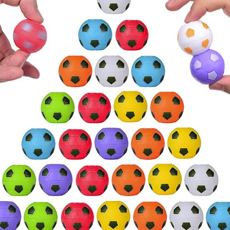 10/20PCS Football Finger Spin Toy School Kindergarten Soccer Party Favor Gift Guests Kids Birthday Party Gift Bag Filler Pinata