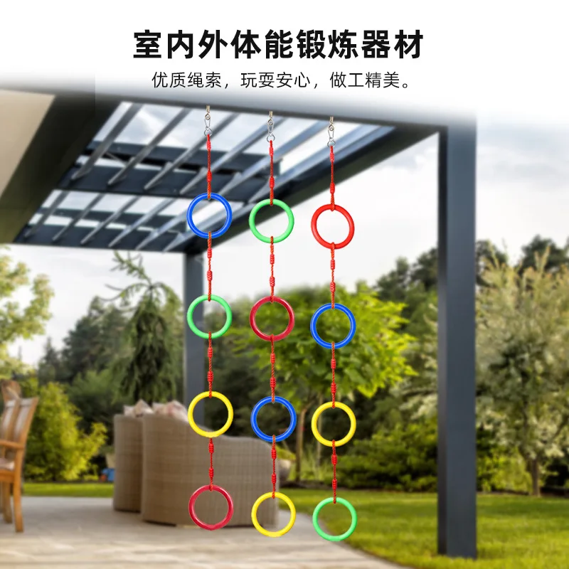 

When I was a child, Amazon children's indoor and outdoor play rope, gourd string, plastic ring climbing rope, outdoor swing