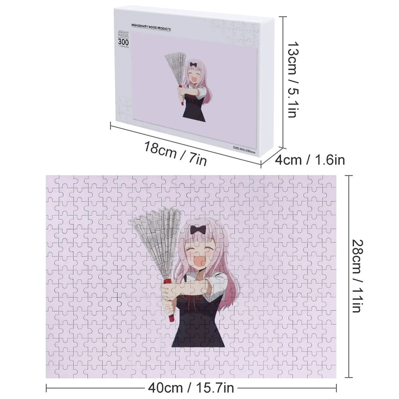 فوجيوارا تشيكا صحيفة مروحة بازل قطع الحيوانات الخشبية لعبة لغز الأطفال #5