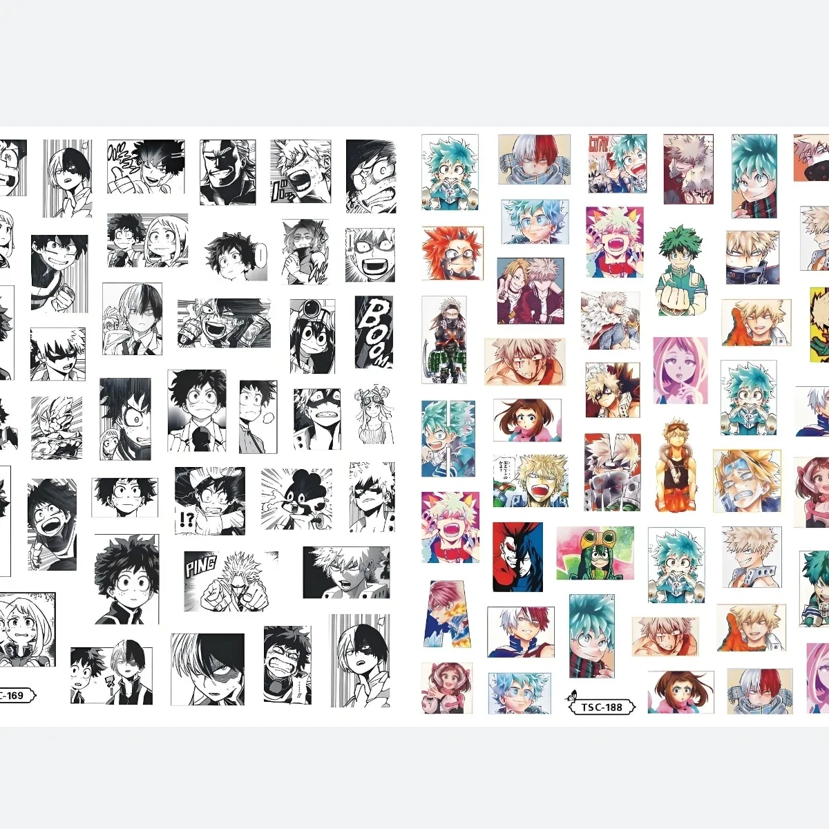 TSC-370 My Hero Academia,ห้องน้ํา-Bound Hanako-Kun,,อะนิเมะ 3D สติ๊กเกอร์เล็บสติกเกอร์เล็บ