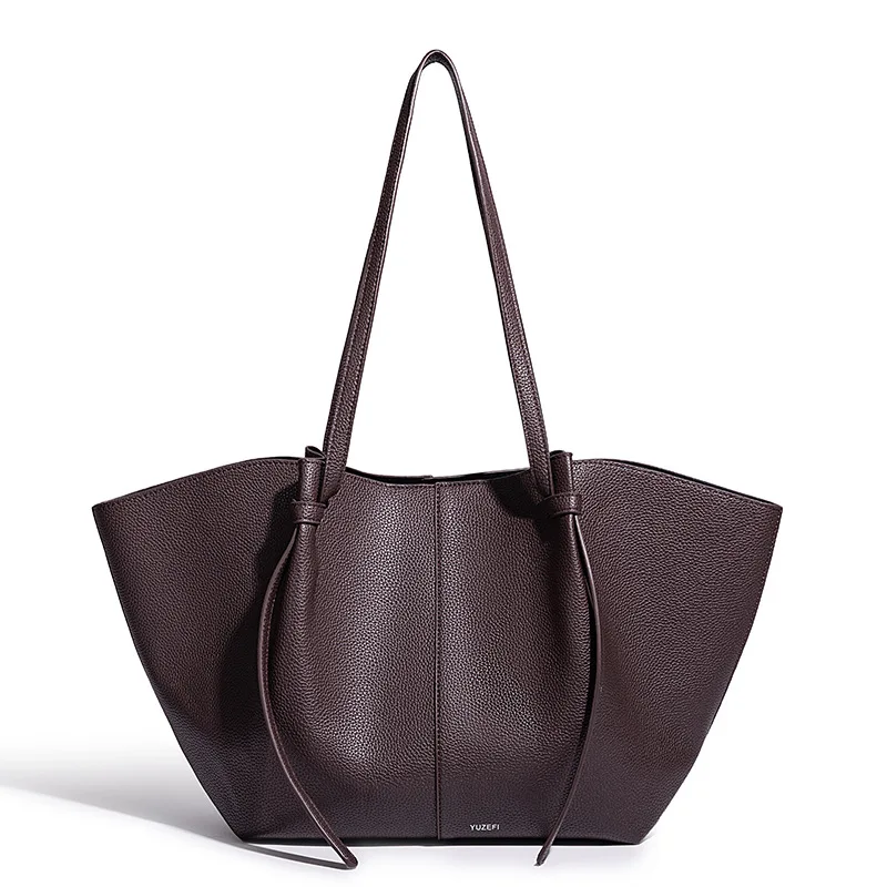 Simple Vintage Fashionable Tote Bag For Women Trendy Design Large Capacity Luxury Leather Diaper Bags For Stylish Moms - view 2