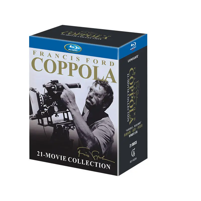 

BD Blu-ray High-Definition Movie Collection of Francis Ford Coppola Classics 21-Disc Set