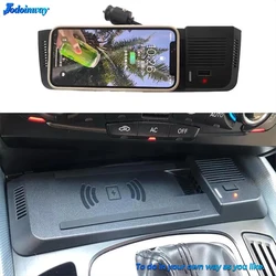 Car wireless charger for Audi A4 B8 B9 A4 Allroad A5 S5 RS5 Q5 SQ5 Fast charge phone charger charging pad plug and play interior
