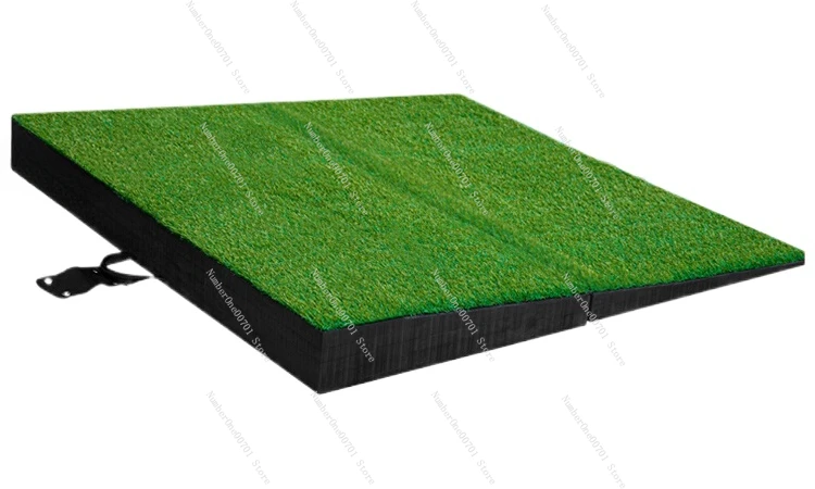 Golf Slopes 4 Kinds of Slopes, Foldable Portable Driving Range Swing Blanket Diagonal Wave Ball Mat