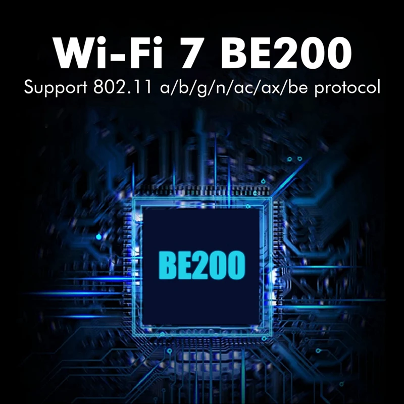 Hot TTKK  CF-BE200 Wifi7 PCI-E Wireless Adapter Tri-Band 8774Mbps Bluetooth 5.4 Slot Network Card For PC Win11 Win 10 Lin