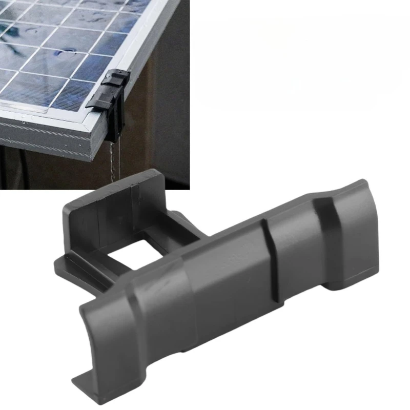 20pcs 30/35/40mm Solar Panel Water Drainage Clips Photovoltaic Panel Water Drained Away Clip Water Dust Remove Stagnant