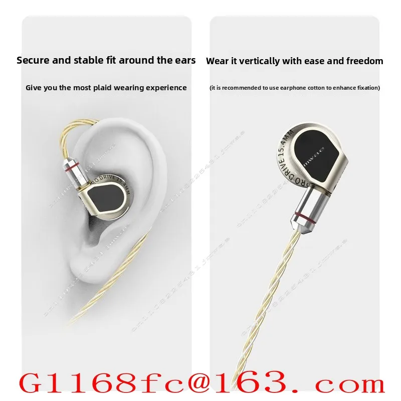 Wired HiFi Headphones M5 Pro Modular Fever Flathead Earplugs, Labyrinth Acoustic Tuning 25 Models
