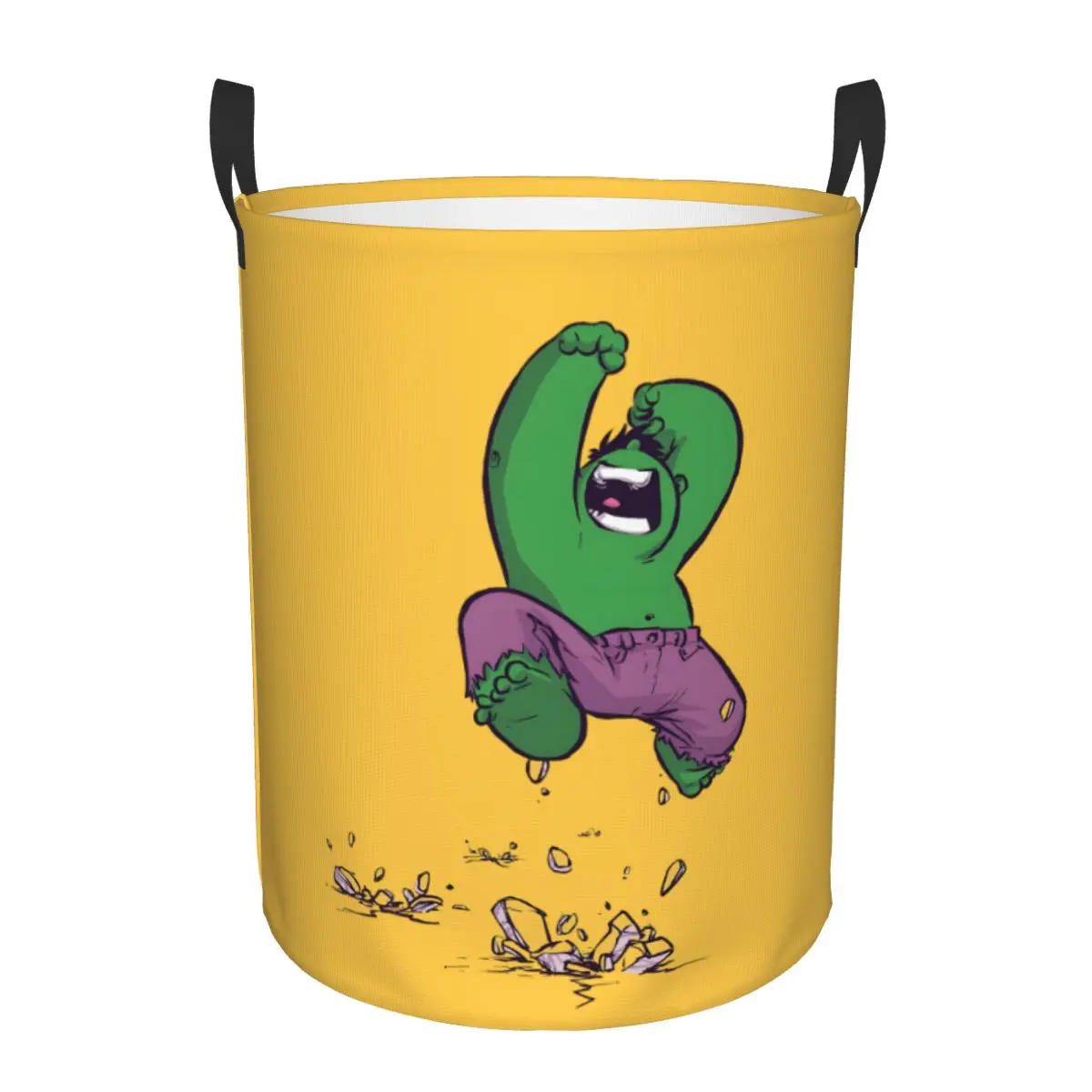 

Custom Hulk Laundry Hamper Large Storage Basket Girls Boys Toy Organizer
