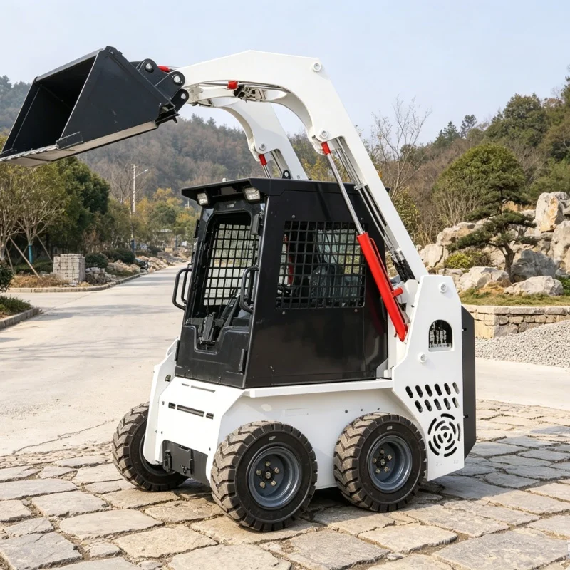 Customized New Model Skid Steer Loader, Loader for Narrow Space Operation, Loading & Unloading Skid Steer Handling Equipment