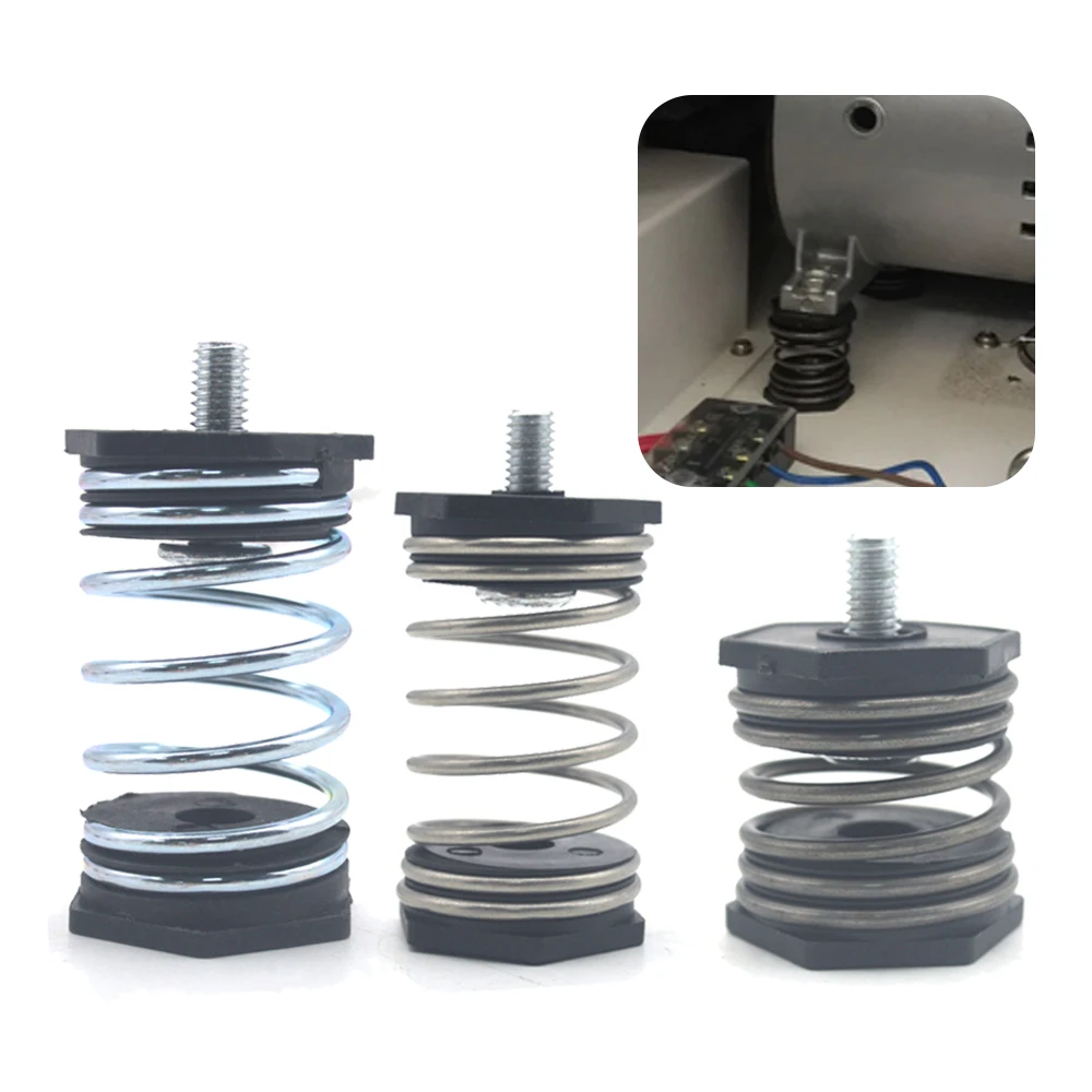 1PCS M6 40mm Length  Air Pump  Shockproof Compression  Spring Damping Spring Seat