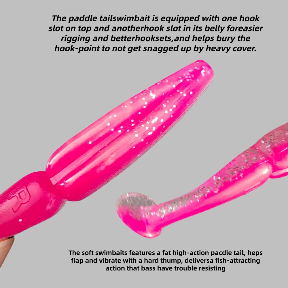 MUKUN 4 قطعة بايك الصيد إغراء 110 مللي متر 12 جرام سهلة شينر جودة Pesca سيليكون الطعم باس Leurre Souple لينة إغراء