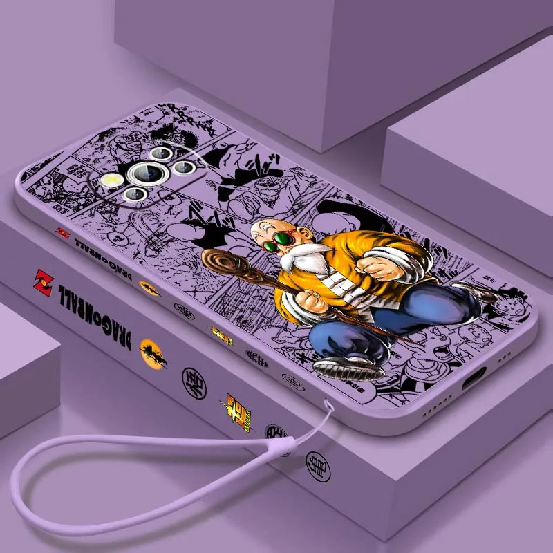 

Art Dragon Ball Chic Phone Case For Xiaomi Mi Poco X7 X6 X5 X4 X3 M7 M6 M5s M5 M4 M3 F7 F5 F4 Pro 5G Liquid Left Rope