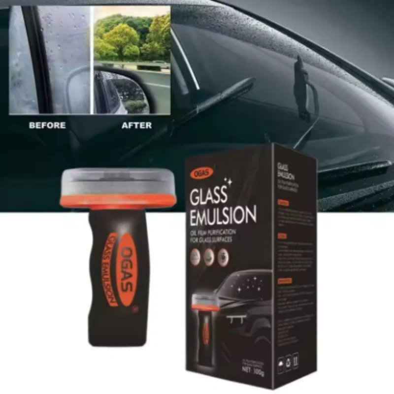Car Windshield Glass Oil Film Remover Anti Fog Coating Liquid Auto Window Glass Cleaning Wipe for Vehicle Glass Care