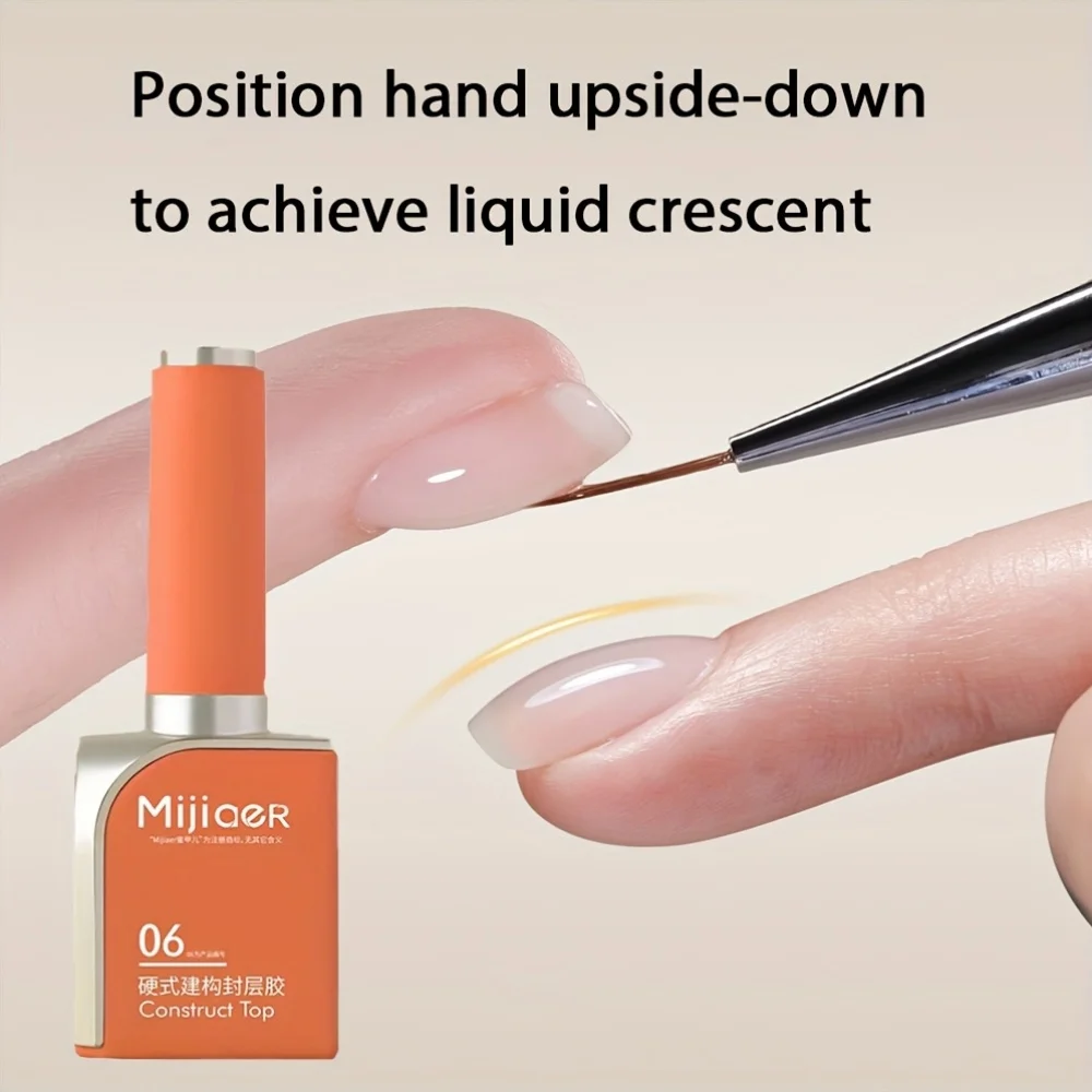 معطف علوي لطلاء الأظافر وجل منشئ - شفافية عالية، صلابة عالية، خيارات متعددة الألوان، متعددة الوظائف لفن الأظافر #3