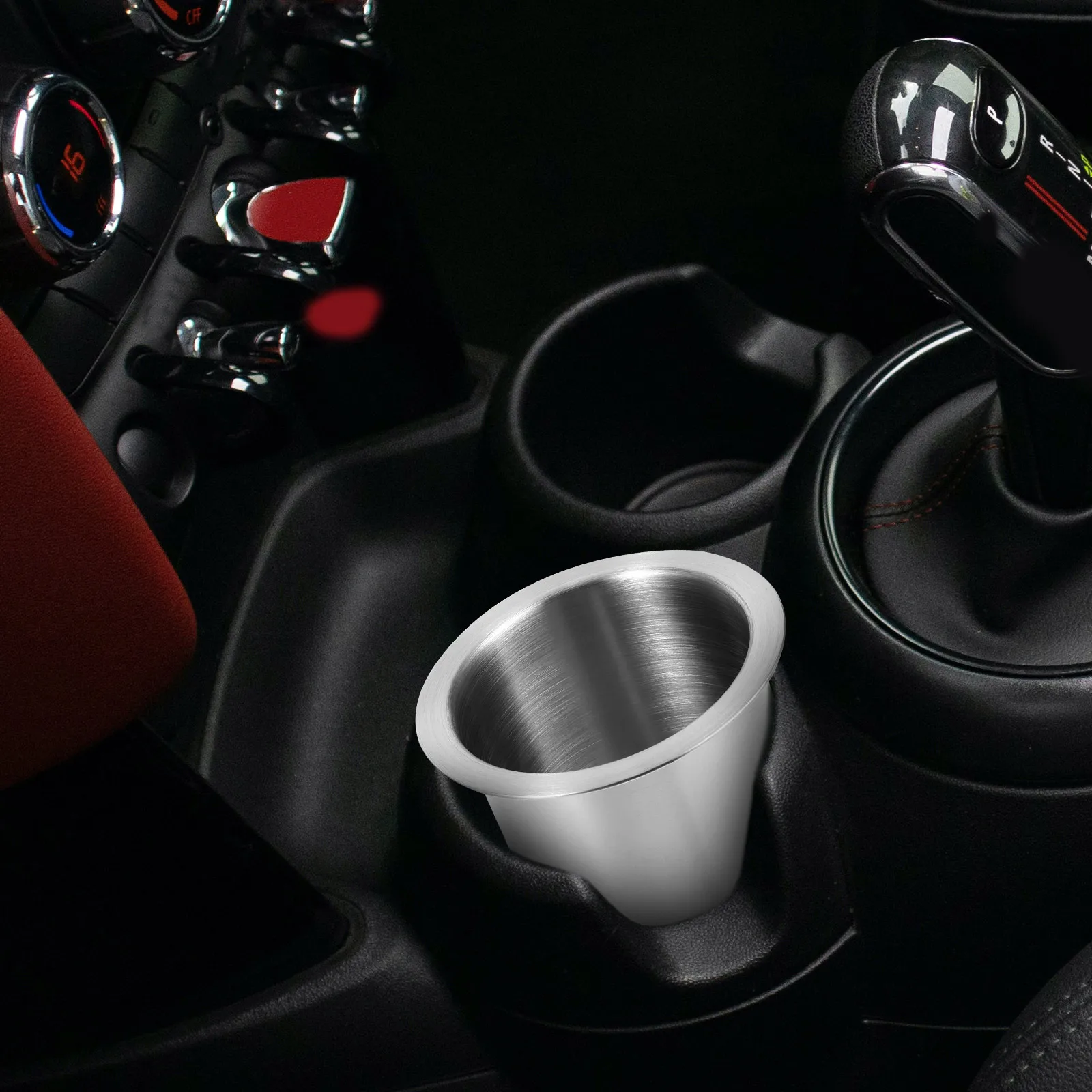 

1pc Stainless Steel Sofa Cup Holder Durable Drinks Holder for Recliner Handle Couch Car Seat Easy Install Compact