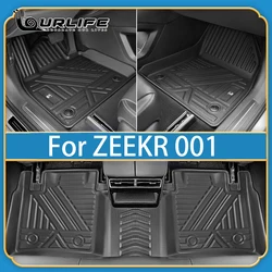 Waterproof Non-slip Floor Mat TPE Modified Car Carpet Carpets Trunk mat Special Foot Pad For ZEEKR 001 Accessories