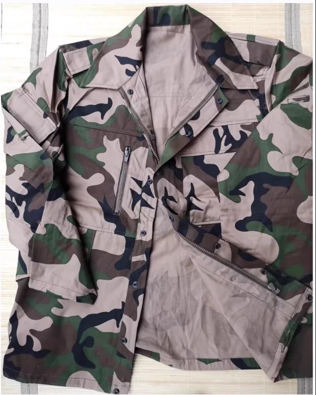 

Chinese 91 Camouflage Uniform Man Sping Suit Vintage Desert Include Jacket Pants