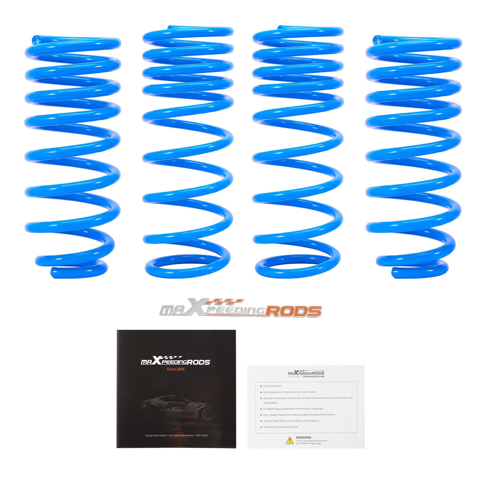 

MaXpeedingrods Racing Lowering Springs [2.0"F/1.8"R] For Honda Accord 2008-2012
