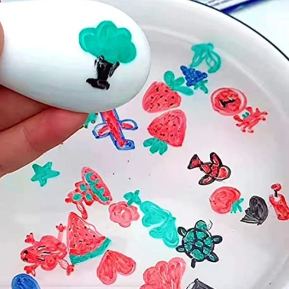 

12 Colors Doodle Water Floating Pens Magical Water Painting Whiteboard Pens Markers Erasing Pens Doodle Drawing Pens