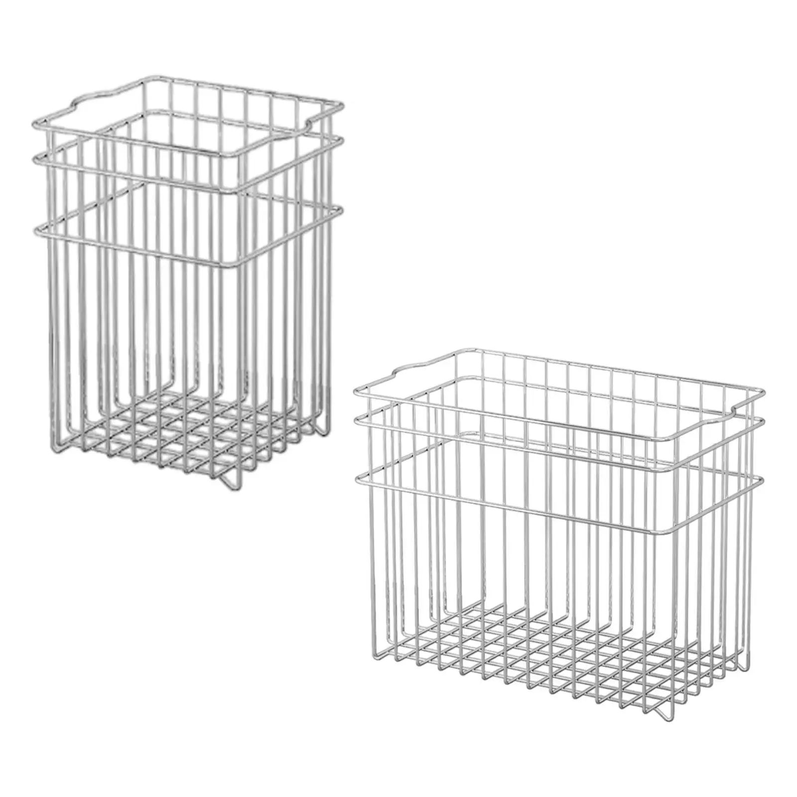 Fruit Basket Portable Utensil Drying Rack Versatile Wire Basket Rustic Storage Bin for Office Kitchen Countertop Dormitory Home