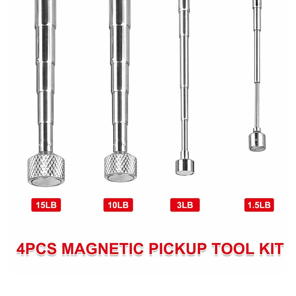 Quality Pick Up Tool Telescopic Pick-up Rod Pick-Up Tool Extend Inspection 1 Set 1.5-15Ib Practical Multipurpose