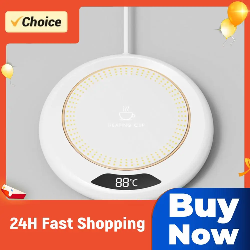 USB Electric Beverage Warmer with 3 Temperature Settings Coffee Warmer Plate Coffee Cup Warmer for Coffee Milk Tea Beverage