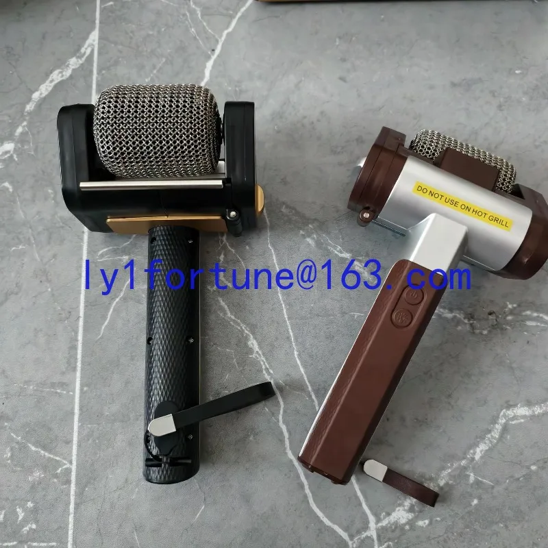 2026 New Stainless Steel Roller Barbecue Brush Charging with Light Brushless Hair Removal Special Food Grade Cleaner Brush