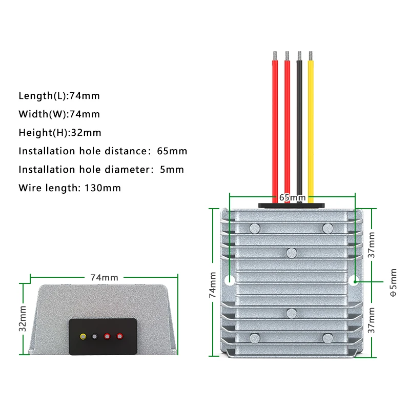 AC12V do DC12V AC do DC konwerter zasilania AC24V36V48V60V do DC12V moduł step-down