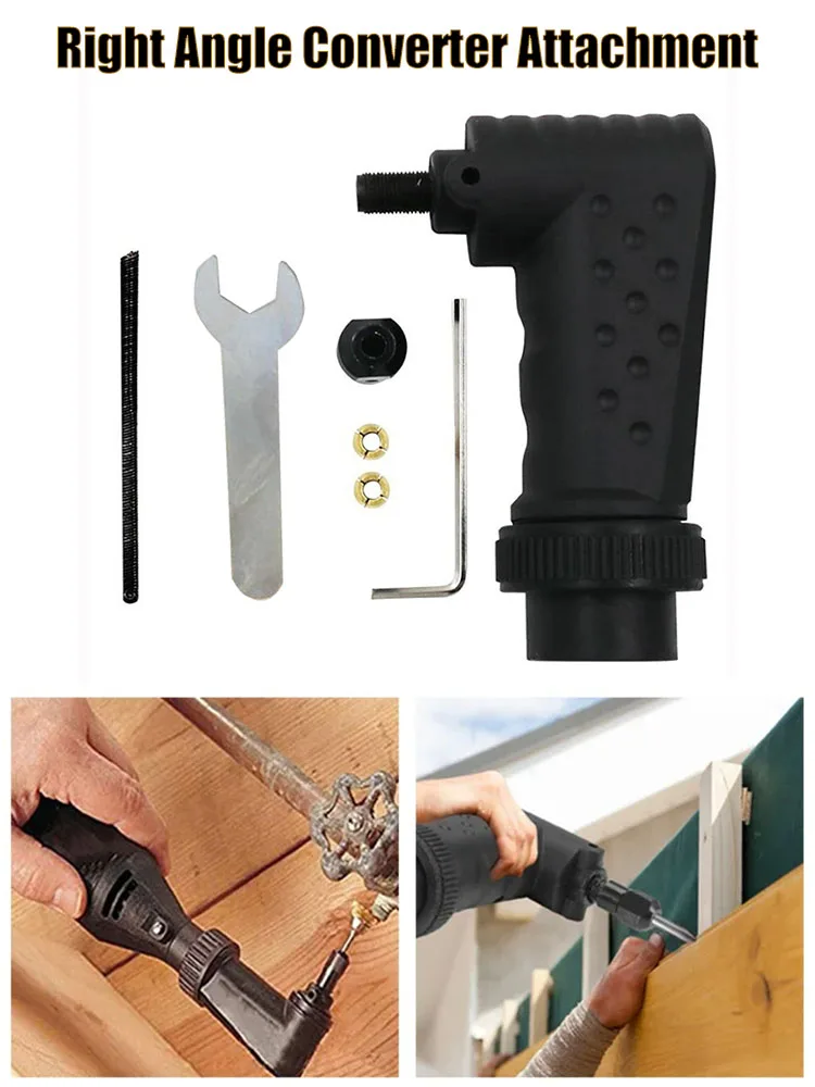 Right Angle Converter Attachment, Electric Grinder Kit, Dremel Tool Accessories, Rotary Tools, Fit for Dremel