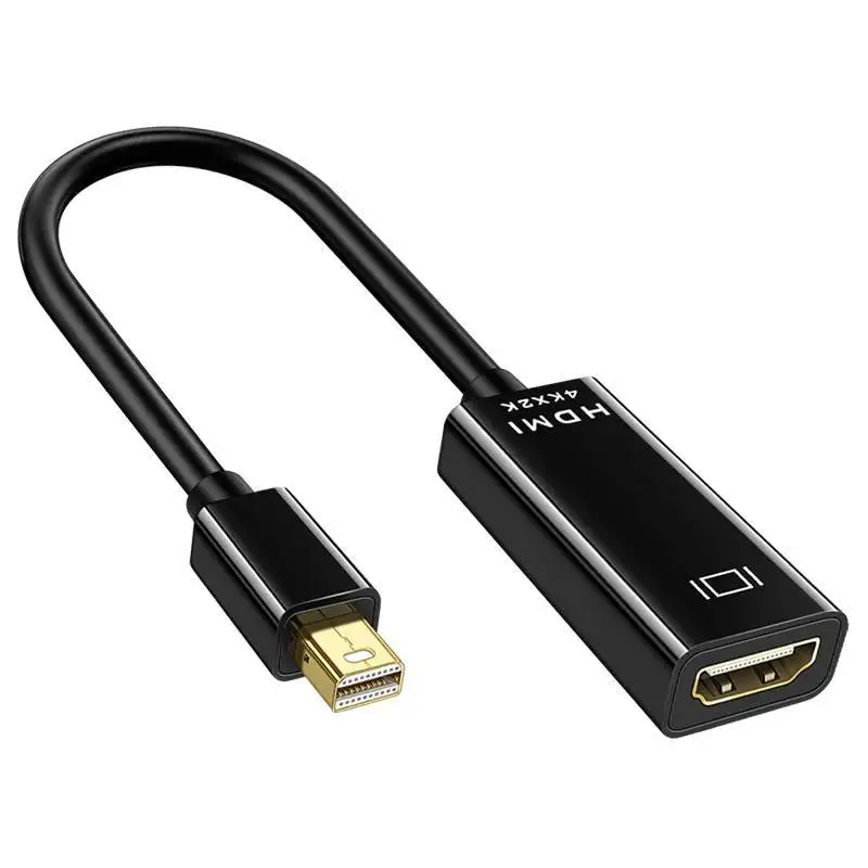 Adaptador MiniDP para HDMI, 4K Laptop Host, Conectado ao Monitor de TV, Conversor de Placa Gráfica, HD