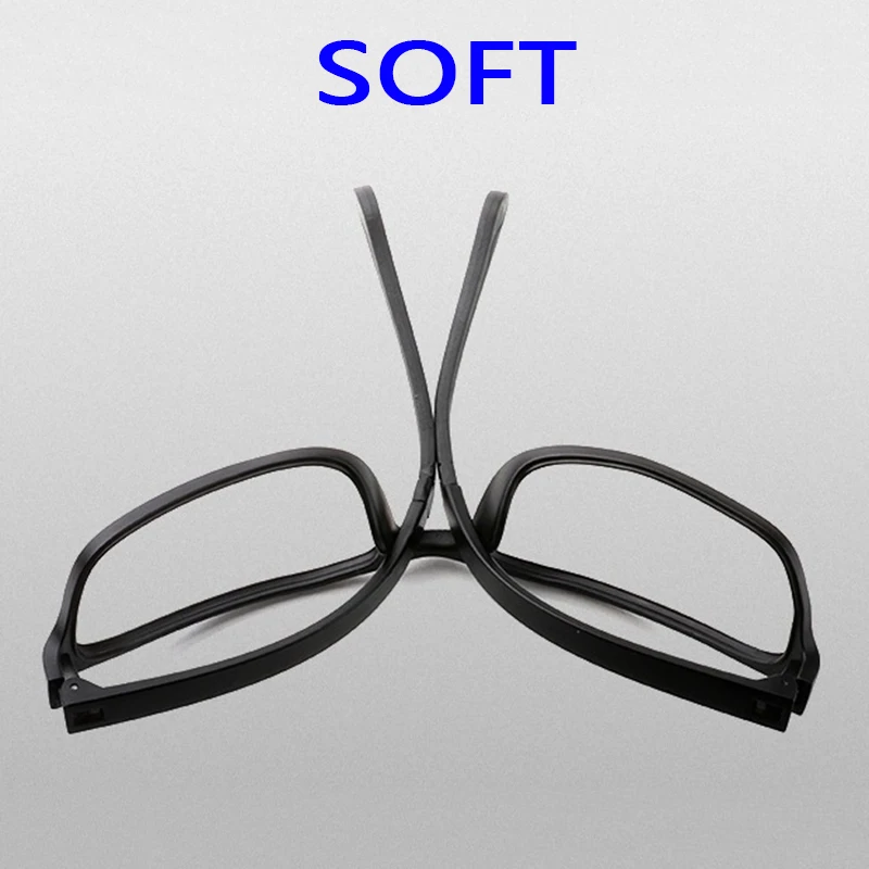 New TR90 Rectangle Anti Blue Light Reading Glasses Magnifier For Women Men Hyperopia Farsighted Spectacles Custom Prescription
