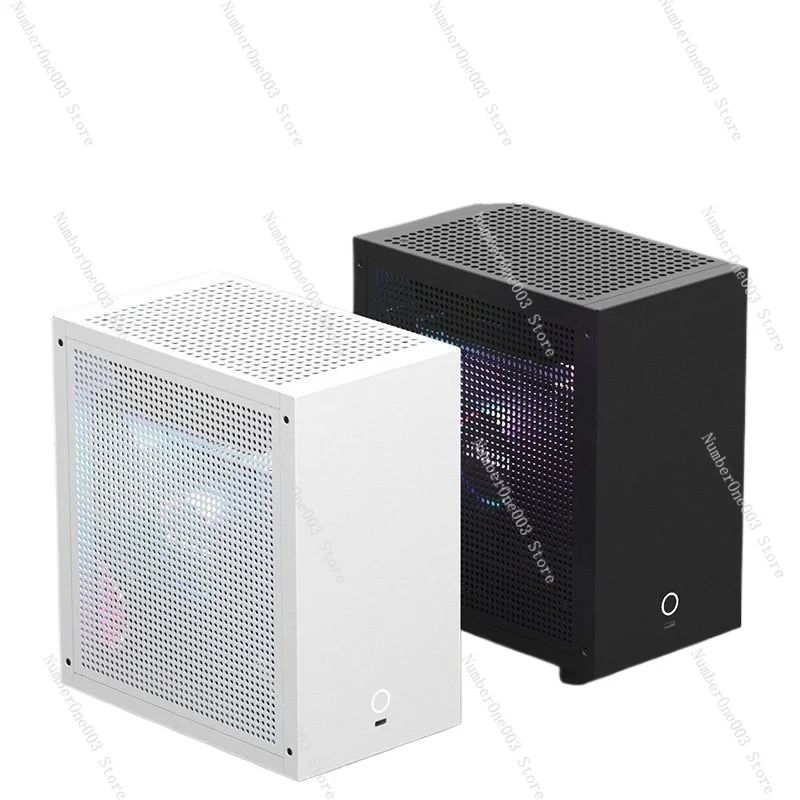 M21 / M31 Mini ITX Computer Case, Supports 120mm AIO Liquid Cooler, Low-Profile GPU And 1U Flex ATX PSU, Compact Small
