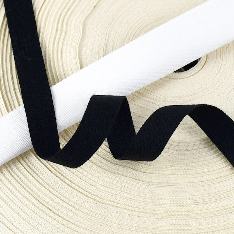 

1Pc(90M) 10/15/20/25/30/35mm Cotton Webbing Tape for Backpack Ribbon Starp Clothes Belt Bias Binding Band DIY Sewing Accessories