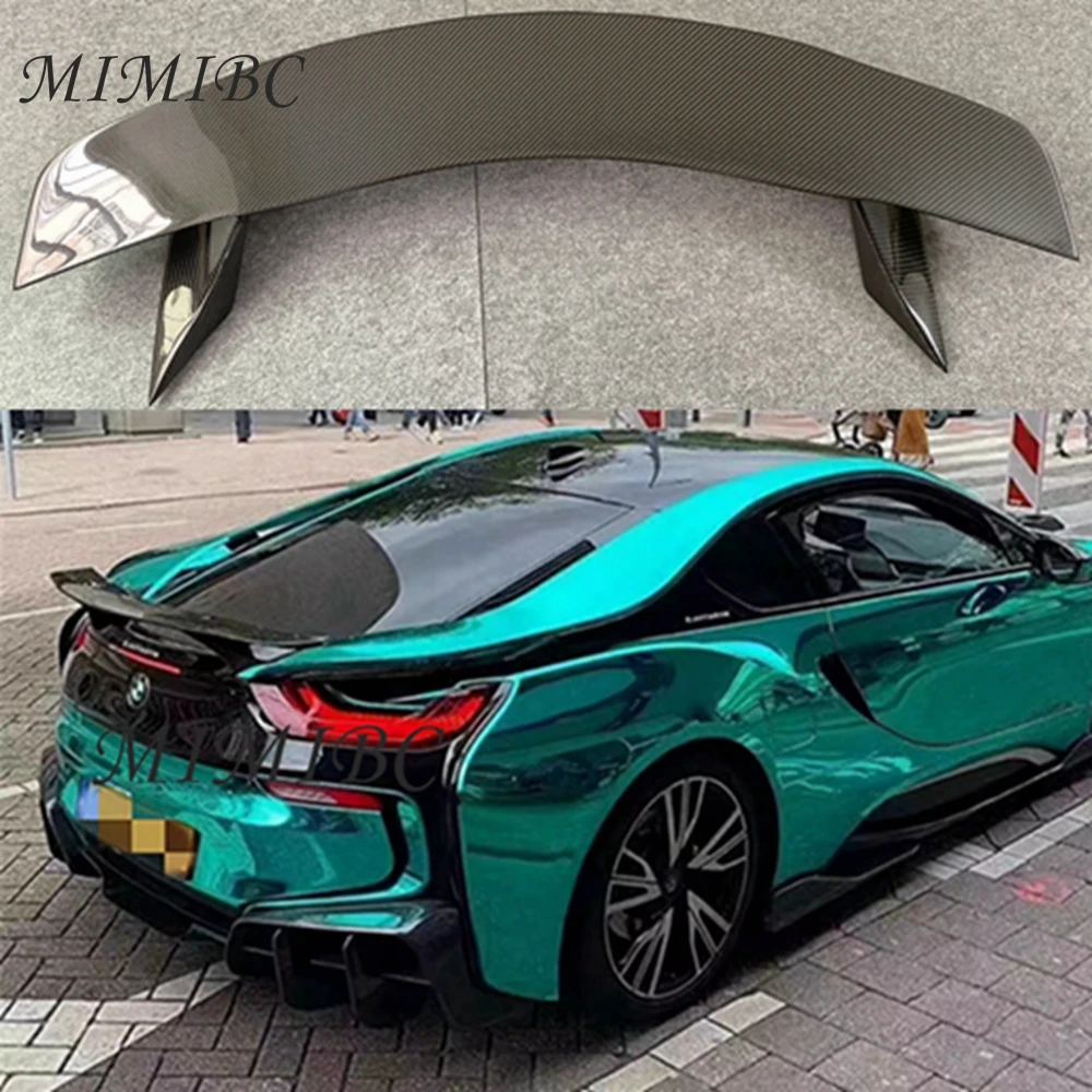 

FOR BMW i8 Spoiler 2014 - 2020 FRP / Carbon Fiber Material Car Rear Trunk Wing Accessories Body Kit