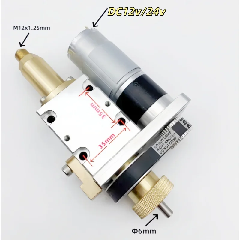 Spindle assembly set Rotating Head 12V or 24V DC Motor for EDM Drilling Spark Machine Parts