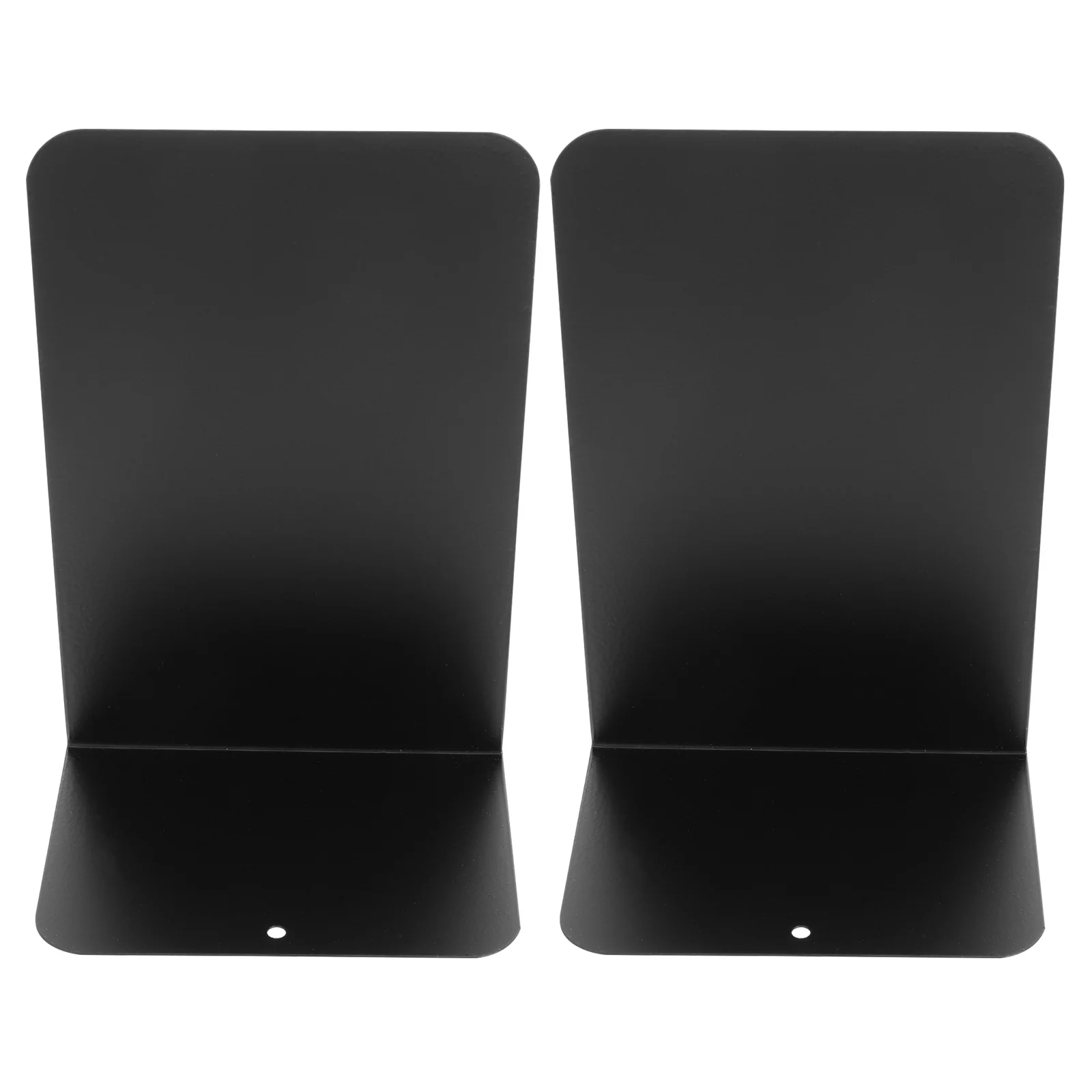 

2Pcs Metal Book Supports Simple Style Heavy Duty Desktop Bookends Book Organizers for Home Office Library Classroom
