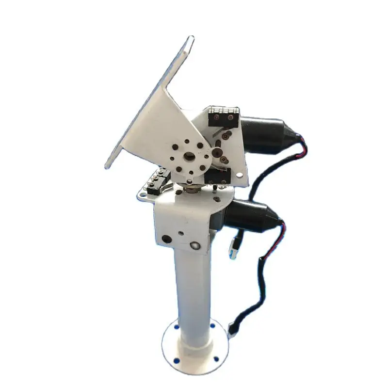 Dc biaxial Pan Tilt Solar tracking and monitoring robot Heavy load high torque all metal X axis Y axis