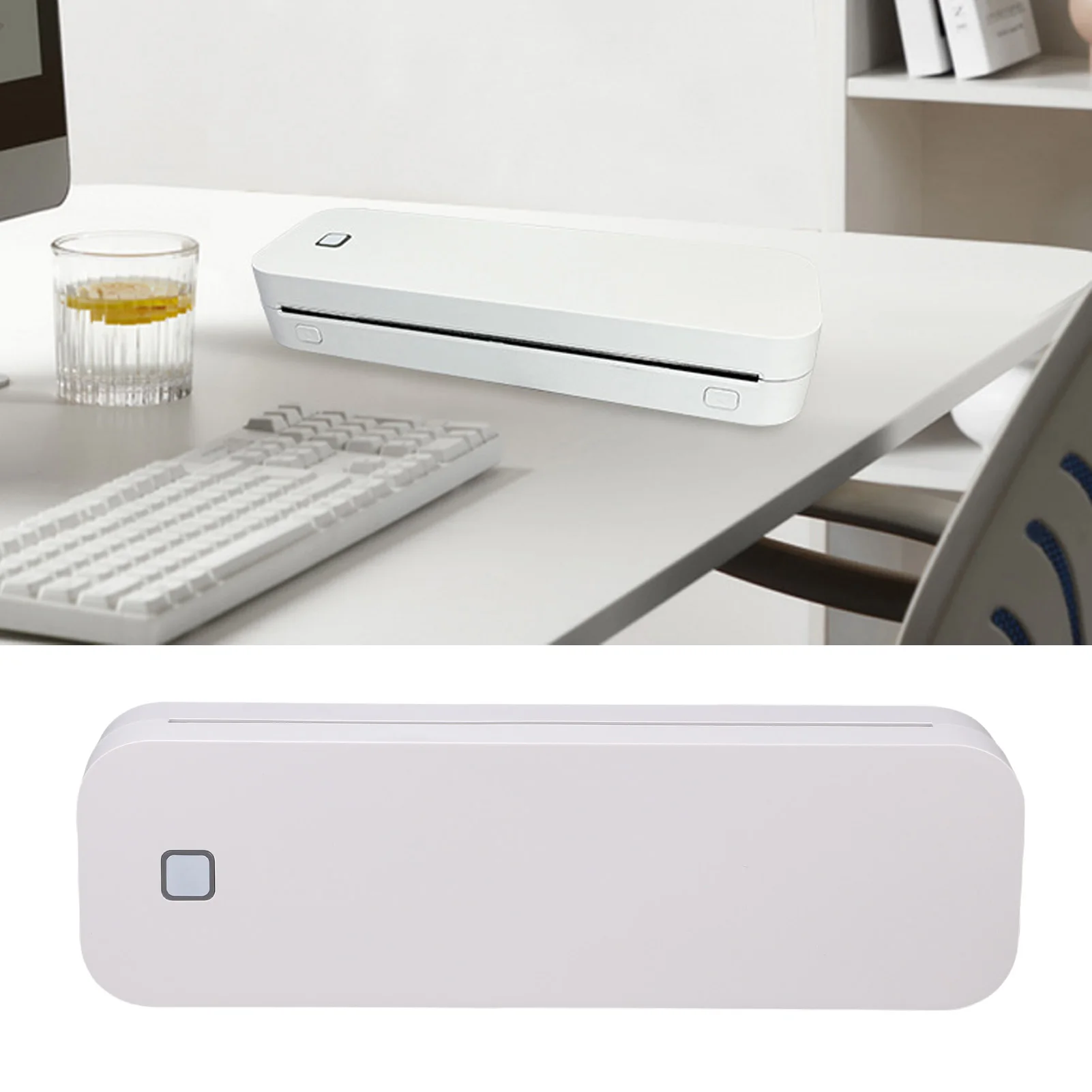 

Wireless Thermal Printer 200dpi Inkless Low Noise Portable Thermal Label Printer for A4 A5 8.5 X 11in US Letter Paper