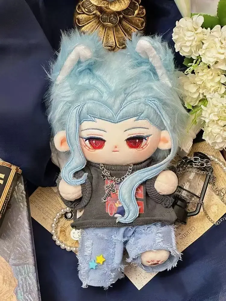 

Stuffed 20CM Anime Genshin Impact II Dottore Plushie Cotton Doll Toys Student Adorable Delicacy Furry Present Plush Kid Gift