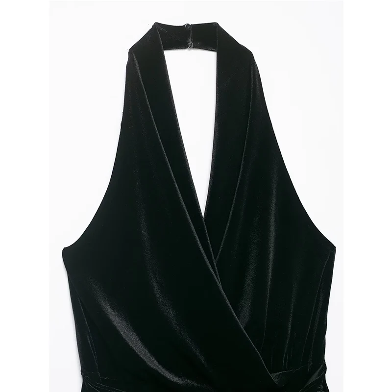 Gaun Wanita Musim Gugur 2025 Mode Baru Slim Kerah V Elegan Mini Pesta Gaun Wanita Musim Gugur Chic Street Gaun Remaja