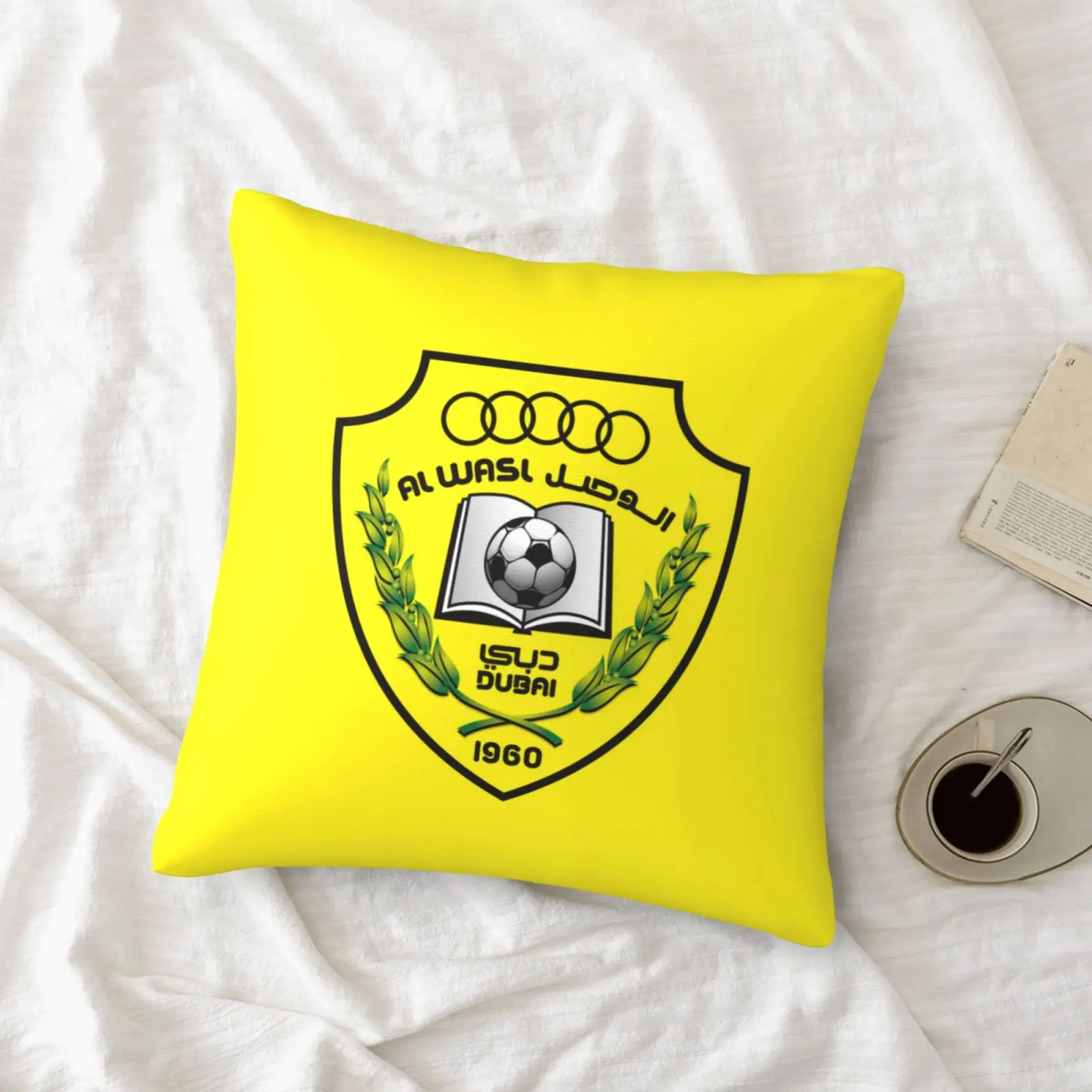 Al-Wasl SC Throw Pillowcase Pillow Cushion Cover Body for Sofa Couch Home Decor Two-sided Cloth Chair Car UAE Football Club